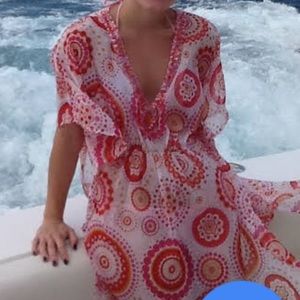 EMBELLISHED BATHING SUIT COVER UP !